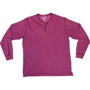Eddie-bauer Men's Burgundy and Red Shirt